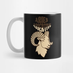 aries assertive Mug